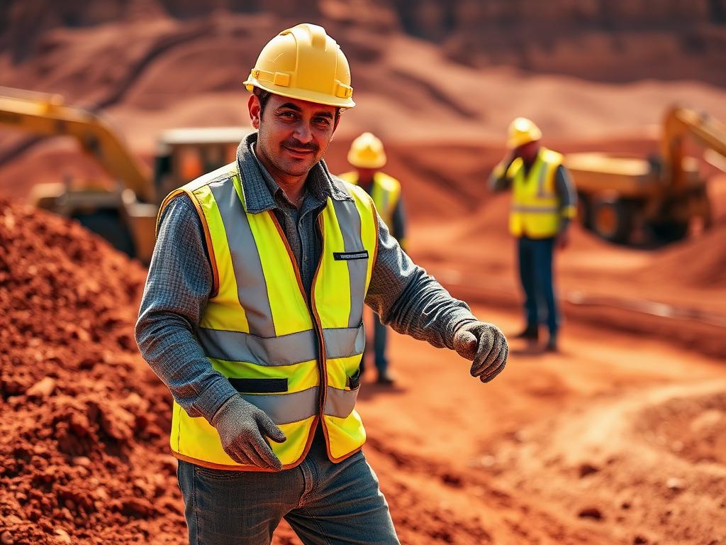 General Hand / TA — Does whatever the crew needs — cleaning, spotting, sample prep, labouring. — Image created by www.australian-mining-jobs.com