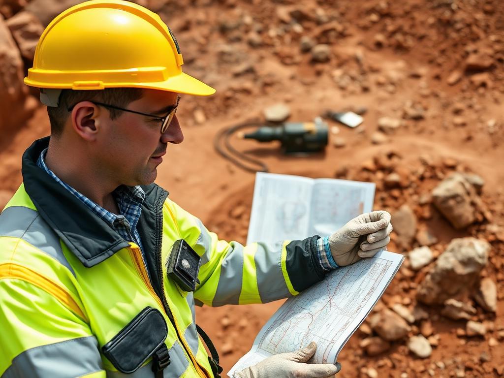 Mine Geologist — Grade control, resource modelling and orebody characterisation. — Image created by www.australian-mining-jobs.com